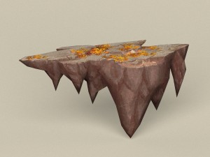 game ready stone rock 07 3D Model