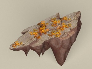 game ready stone rock 07 3D Model