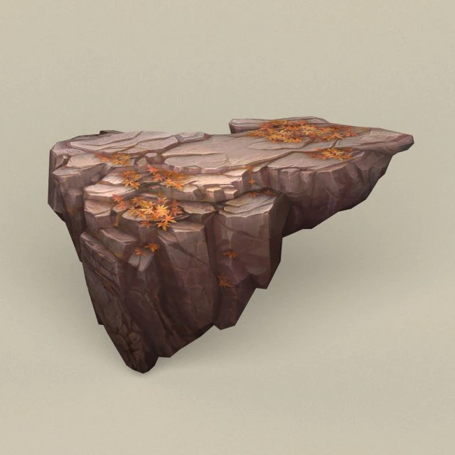 game ready stone rock 08 3D Model .c4d .max .obj .3ds .fbx .stl .blend