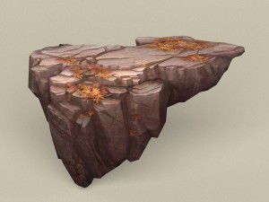 game ready stone rock 08 3D Model