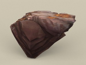 game ready stone rock 08 Modelo 3D