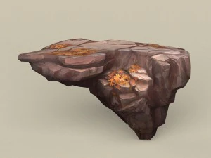 game ready stone rock 08 3D Model