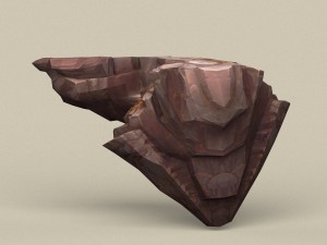 game ready stone rock 08 Modelo 3D