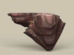 game ready stone rock 08 3D Model