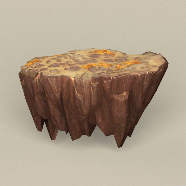 game ready stone rock 09 3D Model .c4d .max .obj .3ds .fbx .stl .blend 