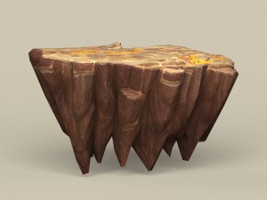 game ready stone rock 09 3D Model