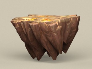 game ready stone rock 09 3D Model