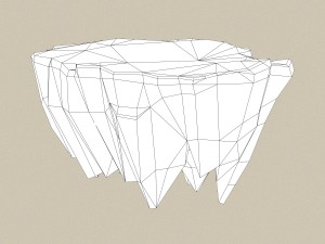 game ready stone rock 09 3D Model