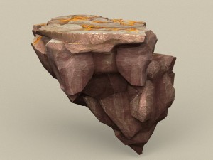 game ready stone rock 10 3D मॉडल