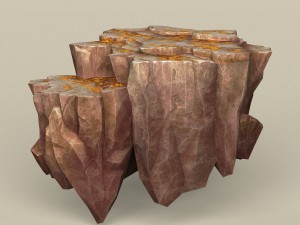 game ready stone rock 11 3D 모델