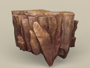 game ready stone rock 11 3D 모델
