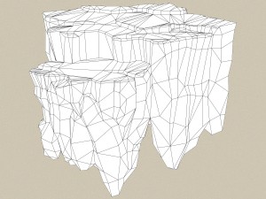 game ready stone rock 11 3D 모델