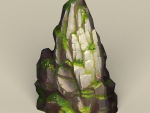 game ready stone rock 12 3D Model