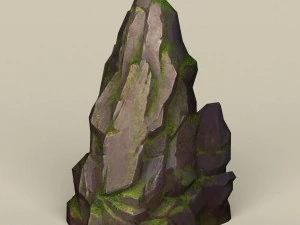 game ready stone rock 12 3D Model