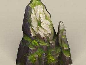 game ready stone rock 13 3D Model