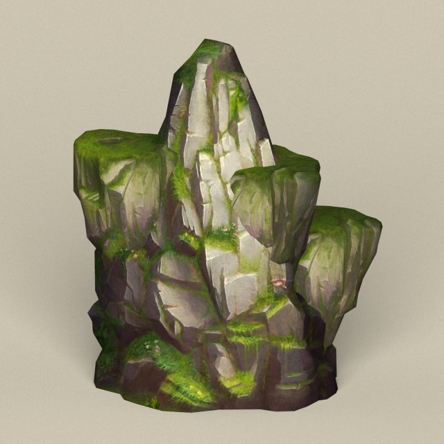 game ready stone rock 14 Modello 3D .c4d .max .obj .3ds .fbx .stl .blend 