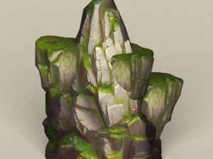 game ready stone rock 14 Modèle 3D