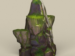 game ready stone rock 14 Modello 3D