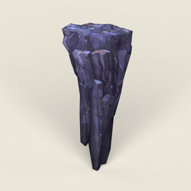 low poly stone rock 01 Modelo 3D .c4d .max .obj .3ds .fbx .stl .blend 