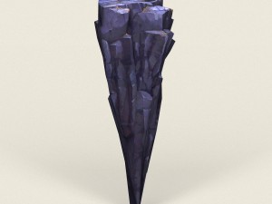 low poly stone rock 01 Modelo 3D