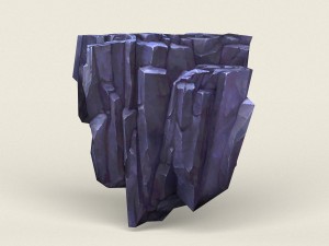 low poly stone rock 03 3Dモデル