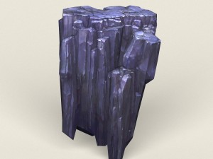 low poly stone rock 04 3Dモデル