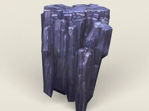 低ポリ石の岩 04 3Dモデル