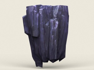 low poly stone rock 04 3Dモデル