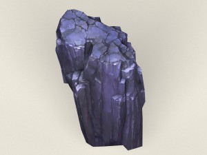 low poly stone rock 04 3Dモデル