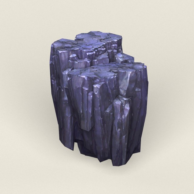low poly stone rock 07 Modèle 3D .c4d .max .obj .3ds .fbx .stl .blend 