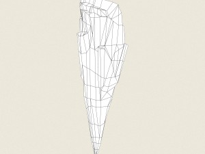 low poly stone rock 08 3Dモデル