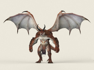 game ready dragon monster 3D Модель