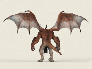 game ready dragon monster 3D Model