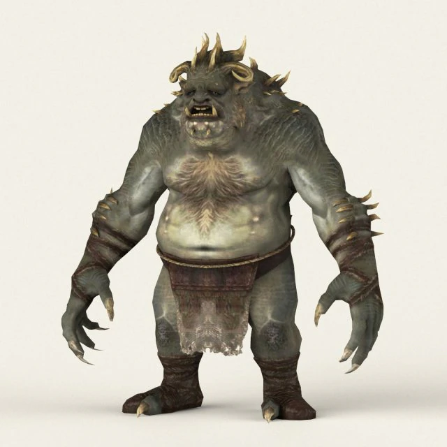 game ready fantasy beast 3D Model .c4d .max .obj .3ds .fbx .stl .blend