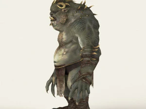game ready fantasy beast 3D Model