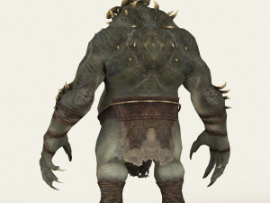 game ready fantasy beast Modelo 3D