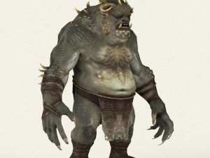 game ready fantasy beast Modelo 3D