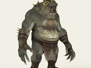 game ready fantasy beast 3D Model
