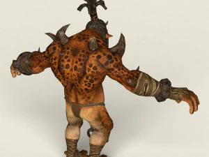 game ready fantasy hunter 3D Model