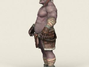 game ready orc character Modèle 3D