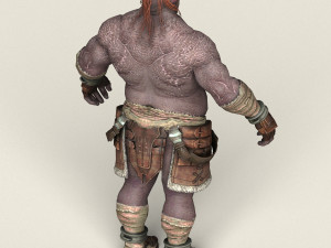 game ready orc character Modèle 3D