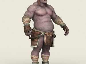 game ready orc character Modèle 3D
