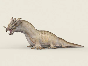 game ready sea monster 3D Model