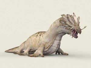 game ready sea monster 3D Model