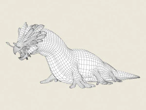 game ready sea monster 3D Model