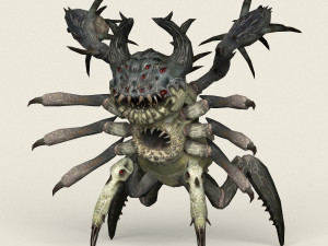 game ready monster spider 3D Model