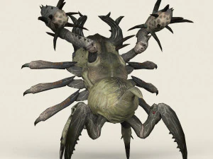 game ready monster spider 3D Model