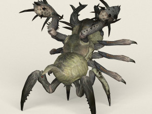 game ready monster spider 3D Model