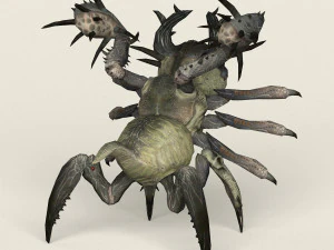 game ready monster spider 3D Model