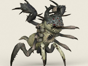 game ready monster spider 3D Model